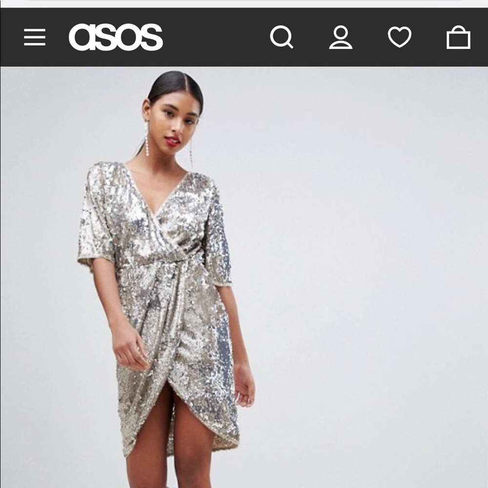 Gold Glitter Dress